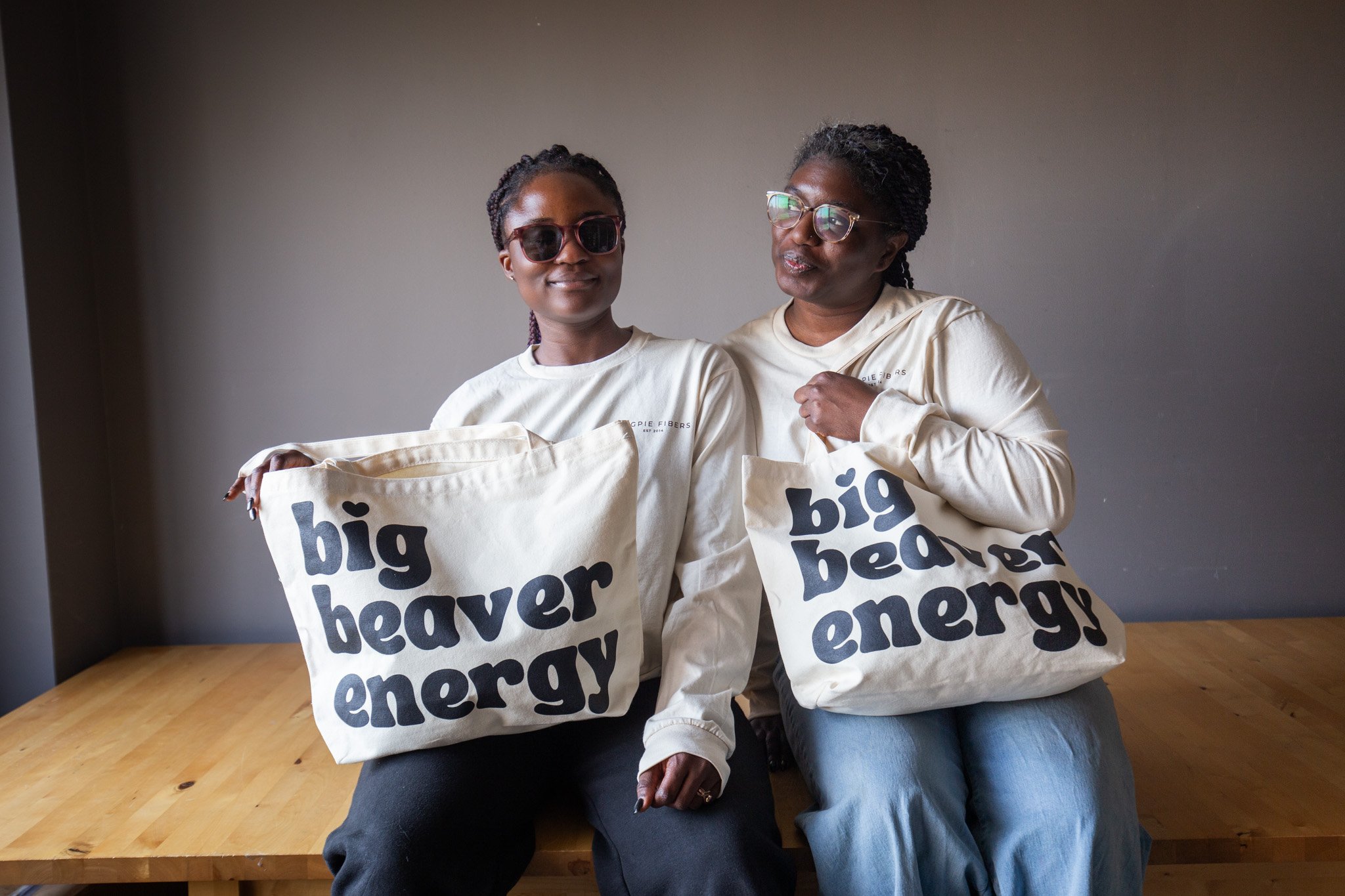 Big Beaver Energy Tote — Magpie Fibers